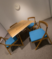 Teknion StudioTK Noka Chairs and Qui Table