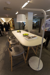 Teknion Zones Canteen Table and Stools