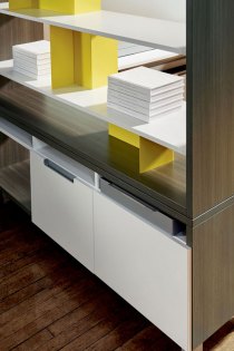 Teknion upStage Stage Shelving & Cabinetry
