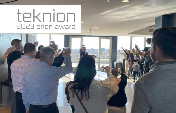 2023 Teknion Orion Award Cheers
