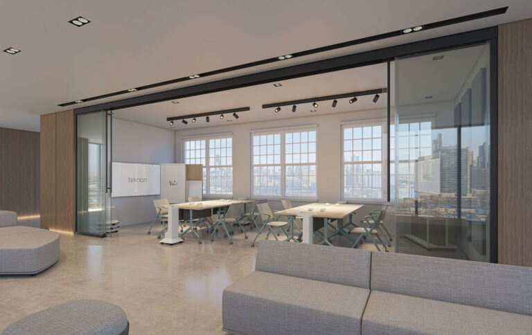 Teknion Telescope Frameless Sliding Glass