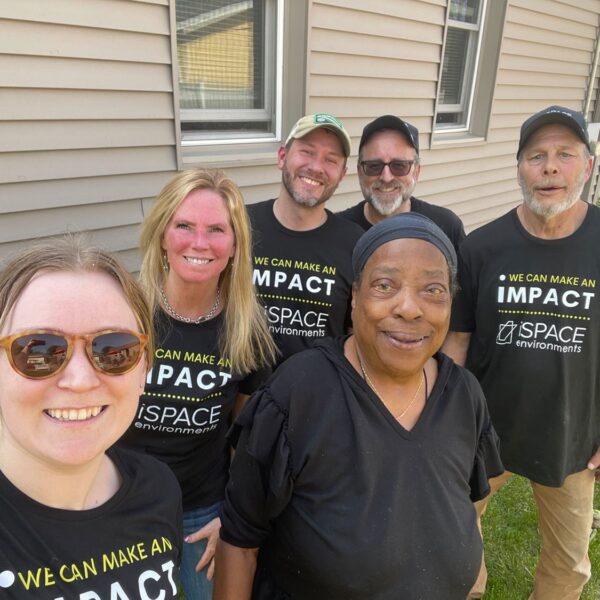 iSpace-Environments-iMPACT-Spring-Clean-Up-with-Senior-Services-2023-Selfie-with-Resident