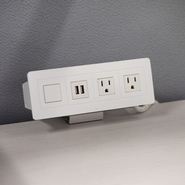 power cube attached to desk