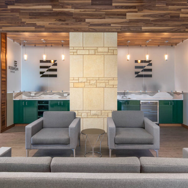 lounge seating in a lobby setting