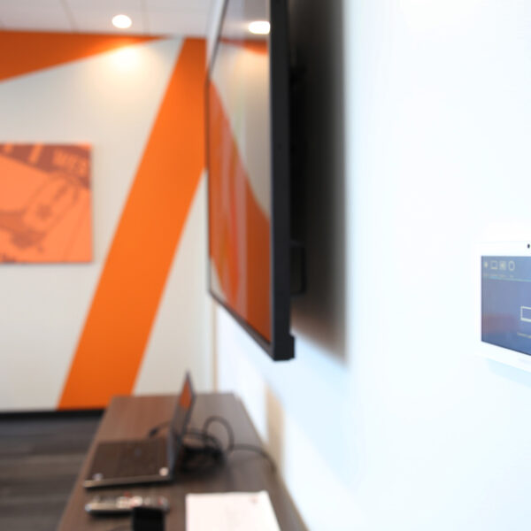 Control panel and corresponding television