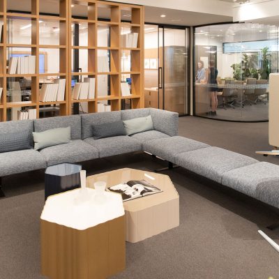 iSpace-Environments-Teknion-Design-Days-Showroom-Ligna-Dynamic-Bookshelves-StudioTK-Vettore-Sectional